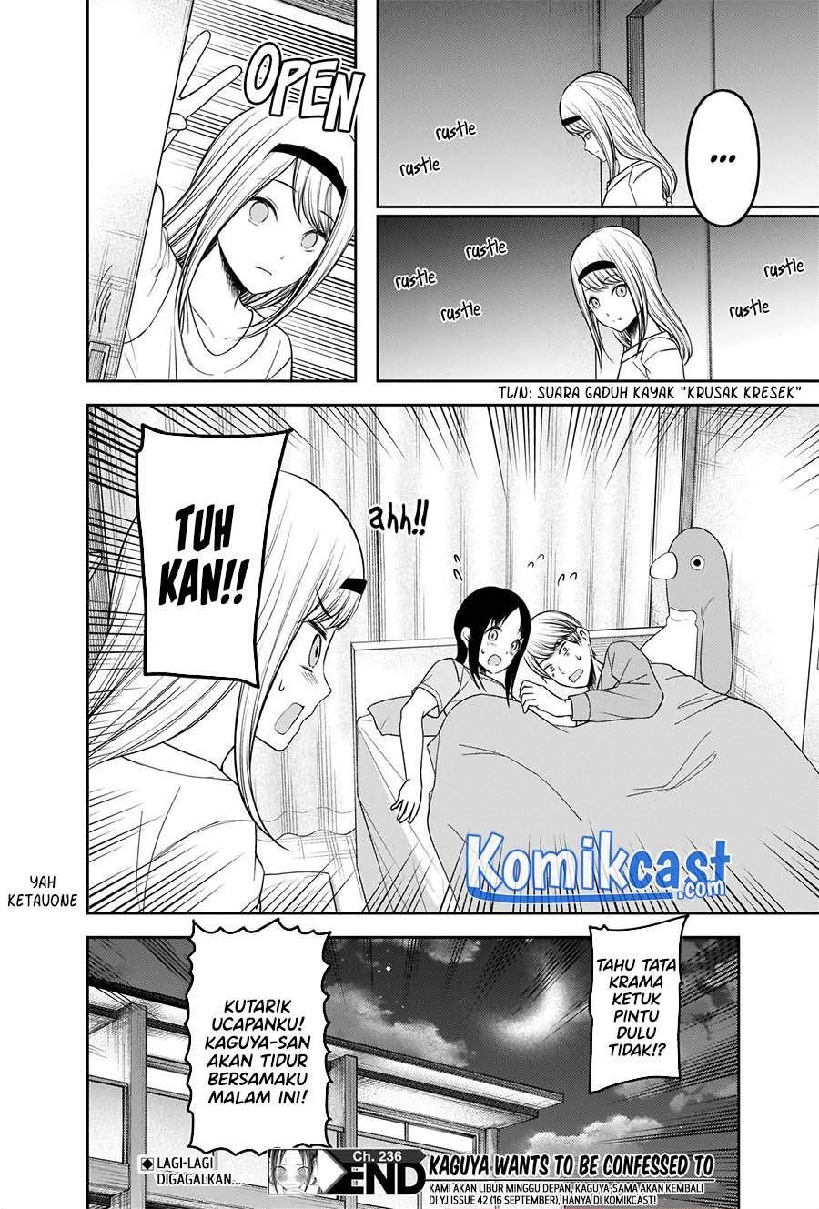 Kaguya-sama wa Kokurasetai – Tensai-tachi no Renai Zunousen Chapter 236 Gambar 18