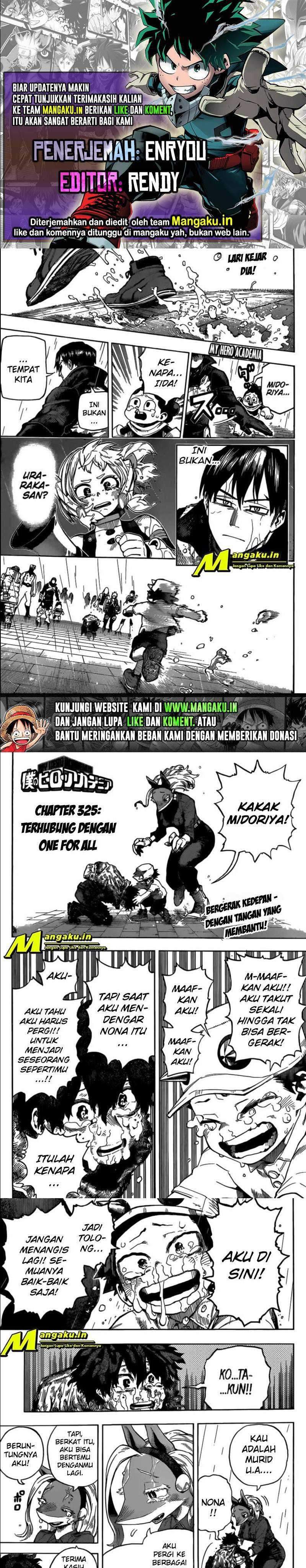 Baca Komik Boku no Hero Academia Chapter 325 Gambar 1