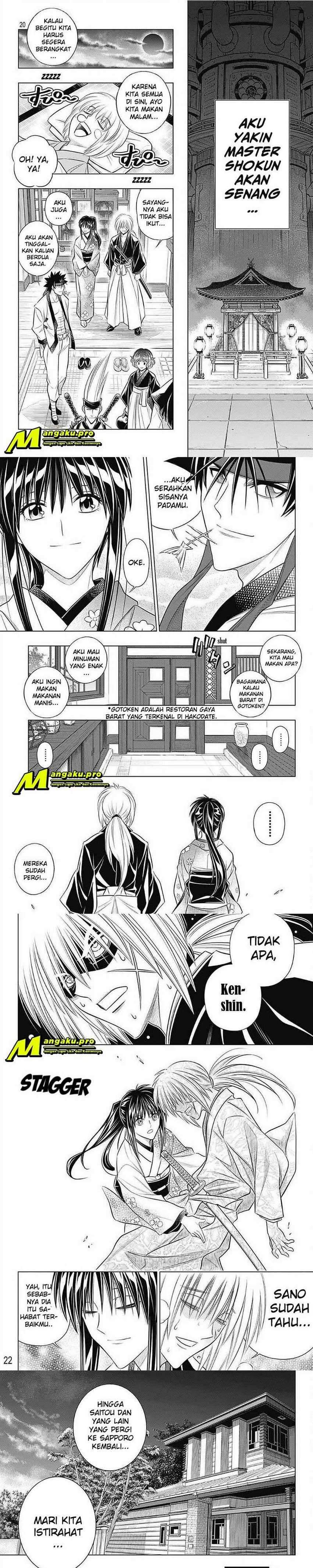 Rurouni Kenshin: Meiji Kenkaku Romantan – Hokkaido-hen Chapter 35 Gambar 8