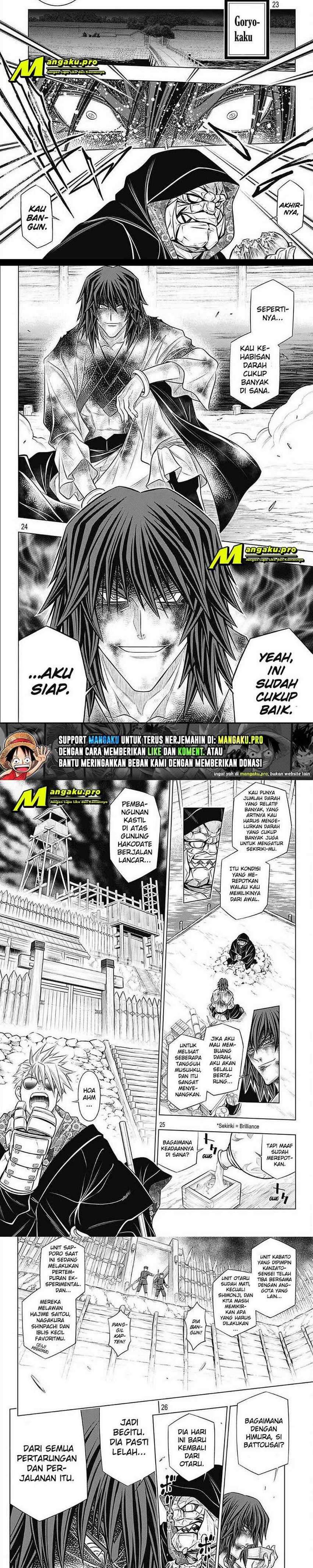 Rurouni Kenshin: Meiji Kenkaku Romantan – Hokkaido-hen Chapter 35 Gambar 9