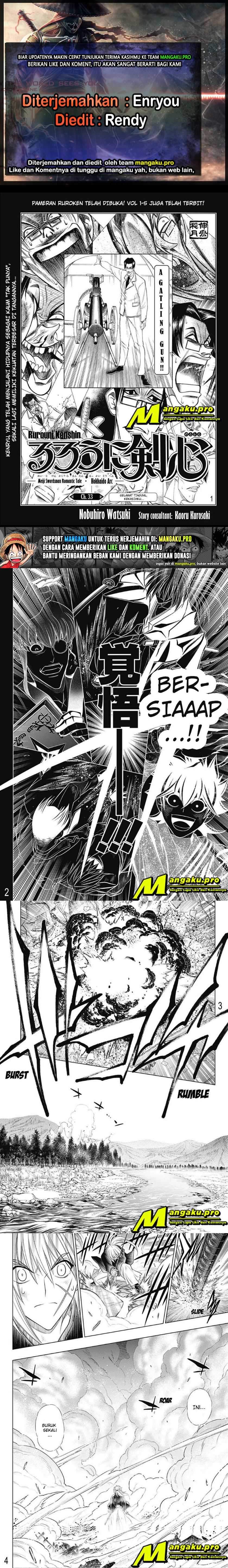 Baca Komik Rurouni Kenshin: Meiji Kenkaku Romantan – Hokkaido-hen Chapter 33 Gambar 1