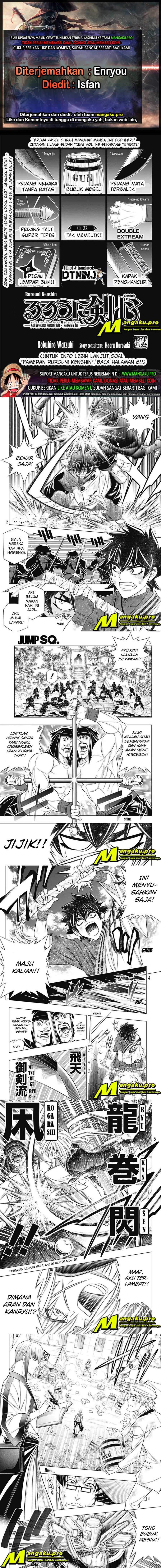 Baca Komik Rurouni Kenshin: Meiji Kenkaku Romantan – Hokkaido-hen Chapter 32 Gambar 1