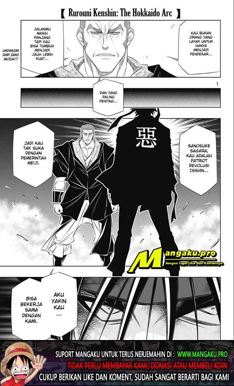 Baca Manga Rurouni Kenshin: Meiji Kenkaku Romantan – Hokkaido-hen Chapter 30 Gambar 2