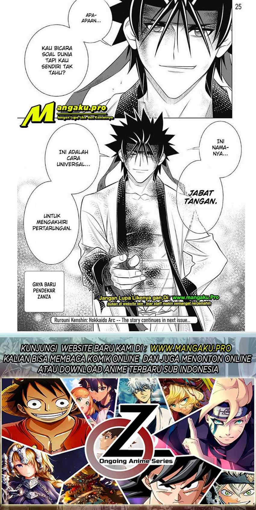 Rurouni Kenshin: Meiji Kenkaku Romantan – Hokkaido-hen Chapter 30 Gambar 24