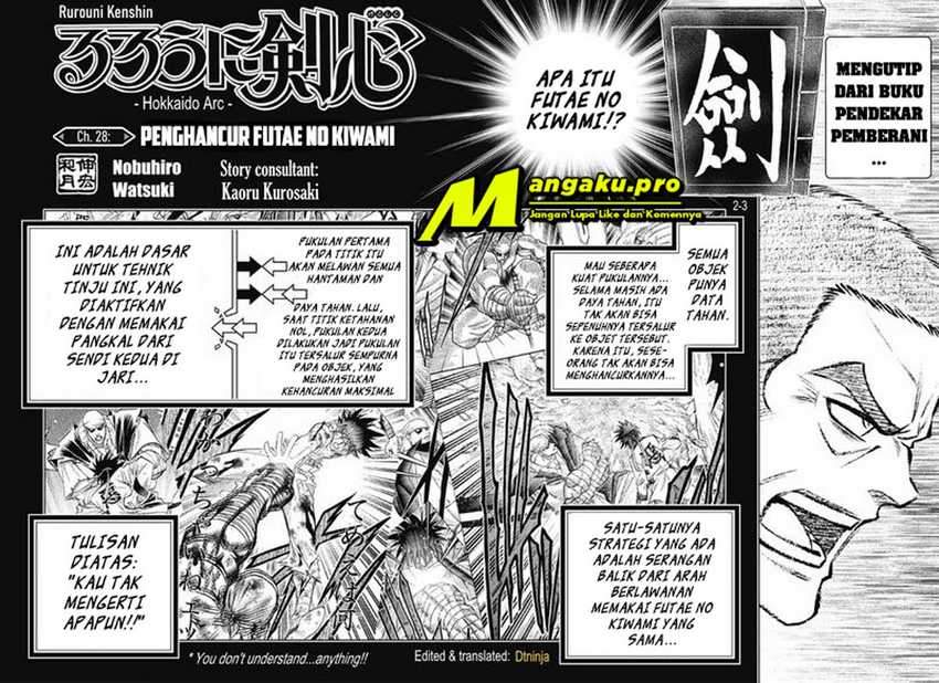 Rurouni Kenshin: Meiji Kenkaku Romantan – Hokkaido-hen Chapter 28 Gambar 3