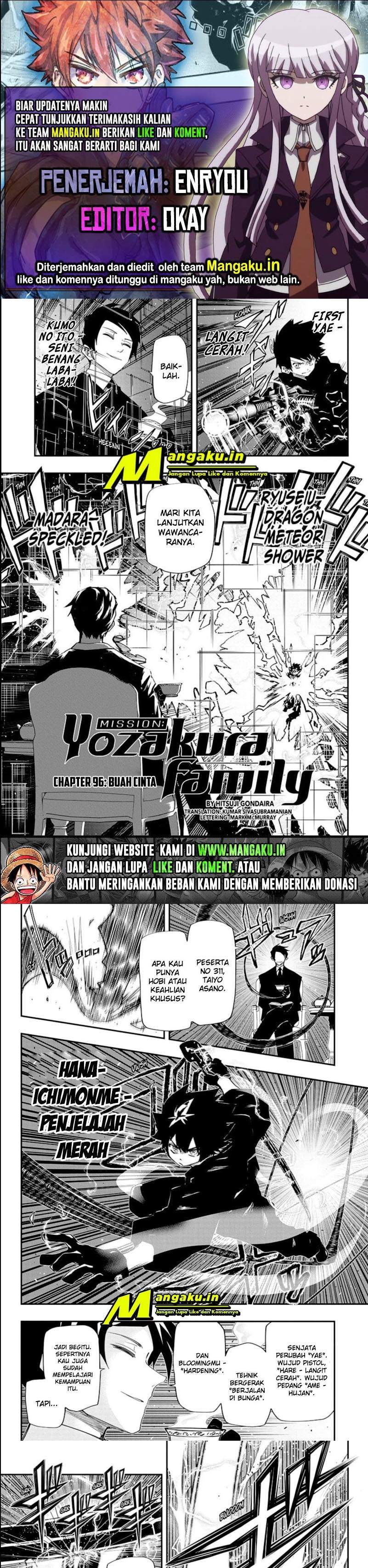 Baca Komik Mission: Yozakura Family Chapter 96 Gambar 1