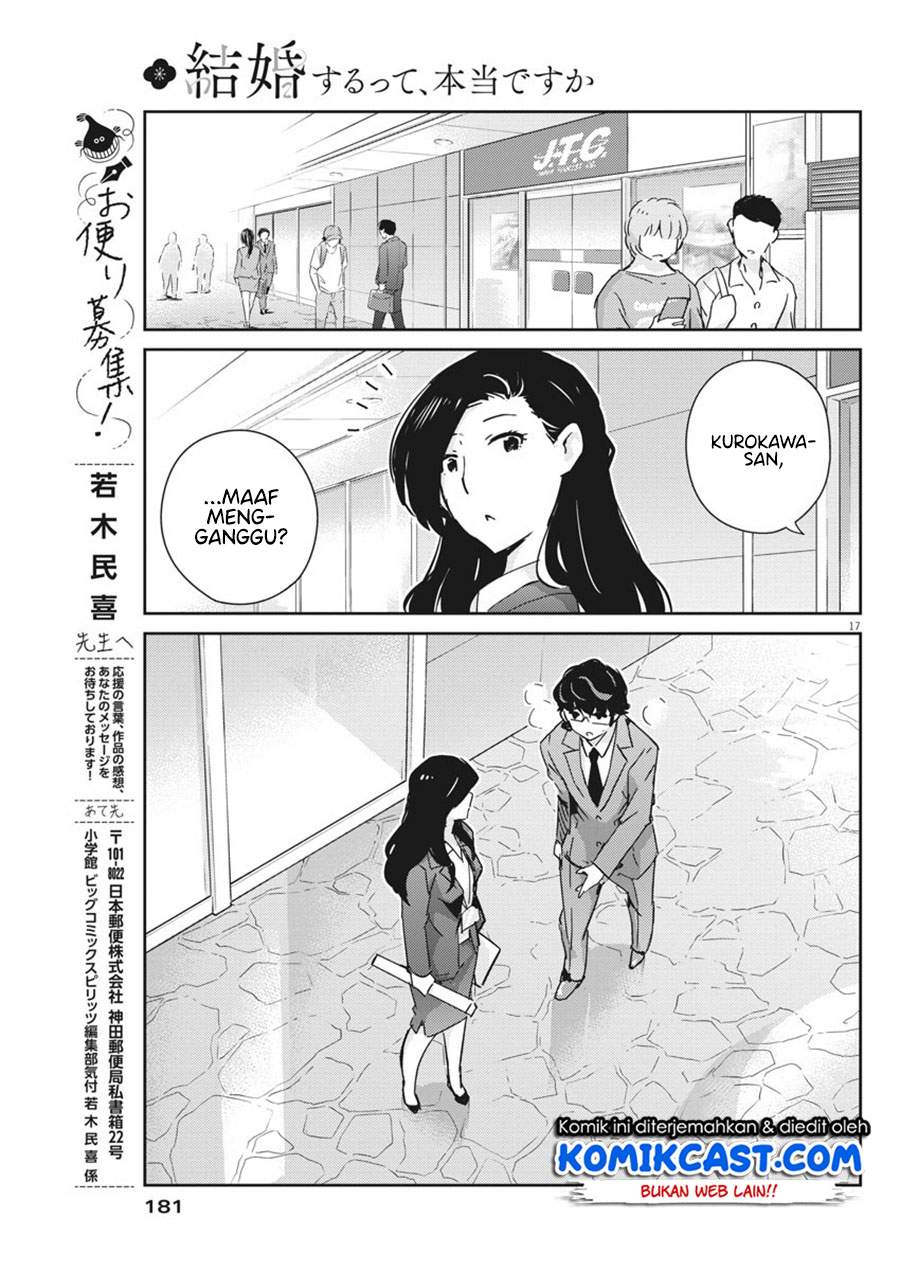 Kekkon Surutte, Hontou Desu Ka? Chapter 46 Gambar 19