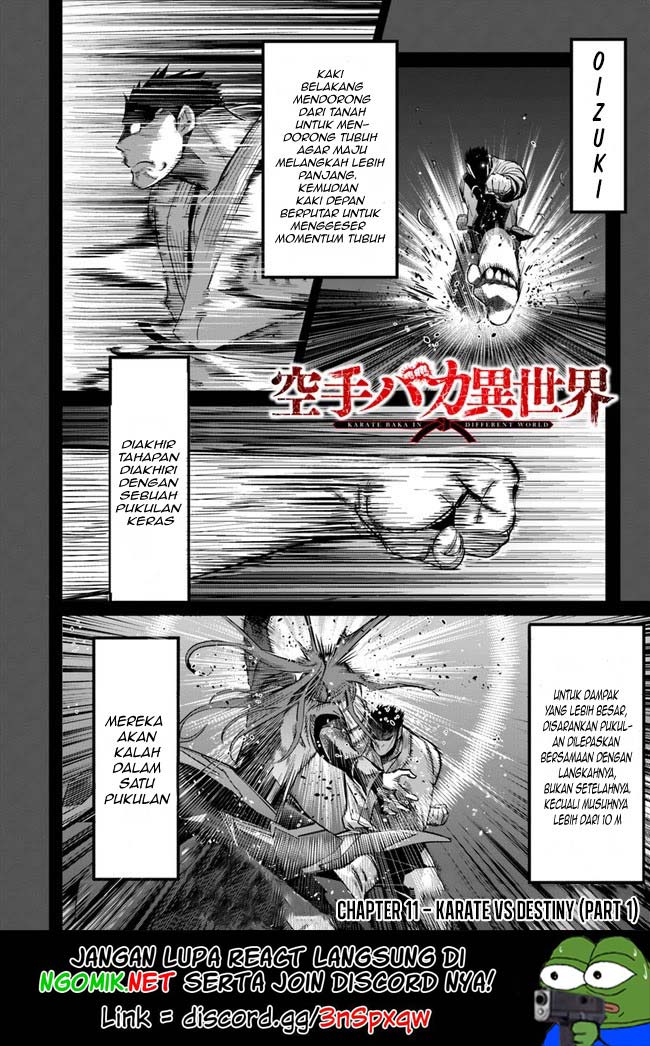 Baca Manga Karate Baka Isekai Chapter 11.1 Gambar 2