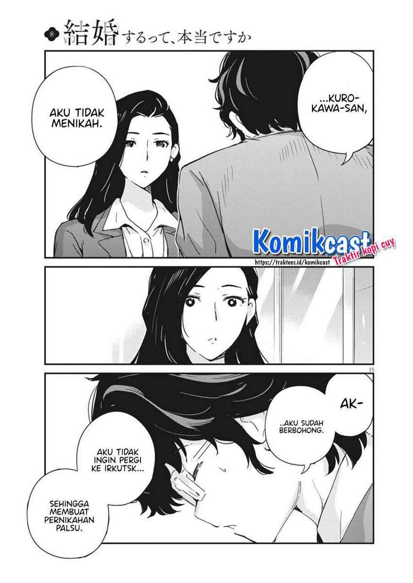 Kekkon Surutte, Hontou Desu Ka? Chapter 47 Gambar 16