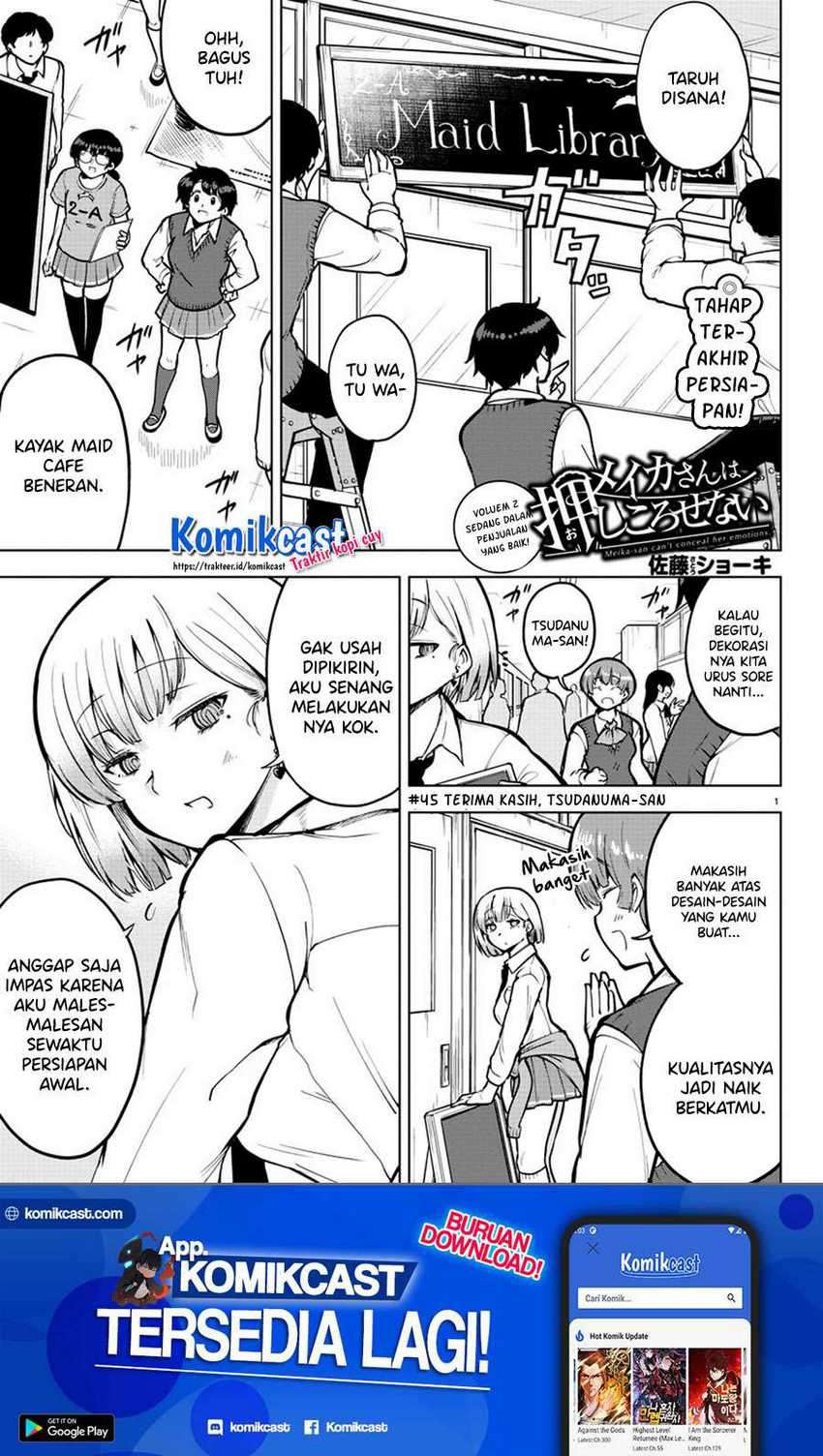 Baca Manga Meika-san Can’t Conceal Her Emotions Chapter 45 Gambar 2