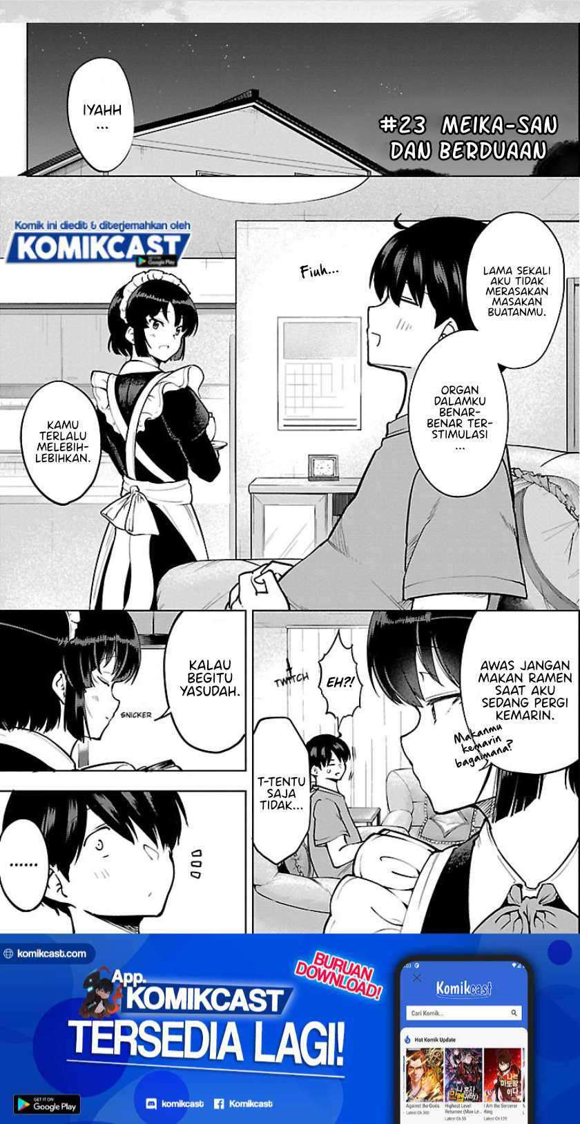 Baca Manga Meika-san Can’t Conceal Her Emotions Chapter 23 Gambar 2