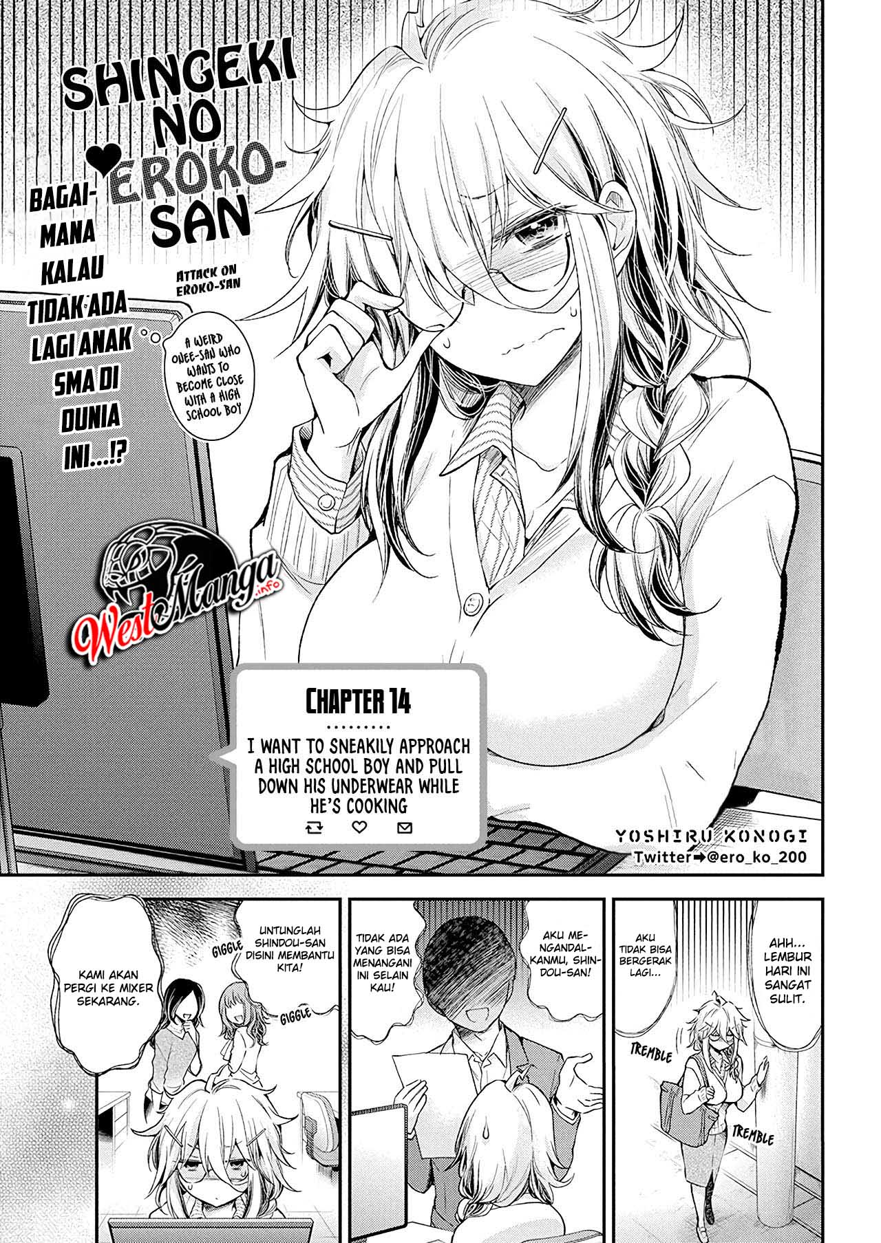 Baca Manga Shingeki no Eroko-san Chapter 14 Gambar 2