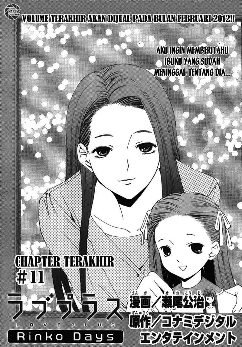 Baca Manga Love Plus: Rinko Days Chapter 11 - END Gambar 2