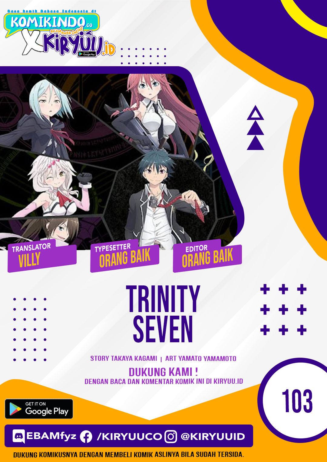 Baca Komik Trinity Seven Chapter 103 Gambar 1