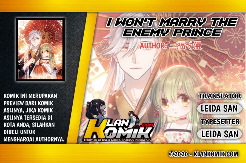 Baca Komik I Won’t Marry The Enemy Prince Chapter 52 Gambar 1