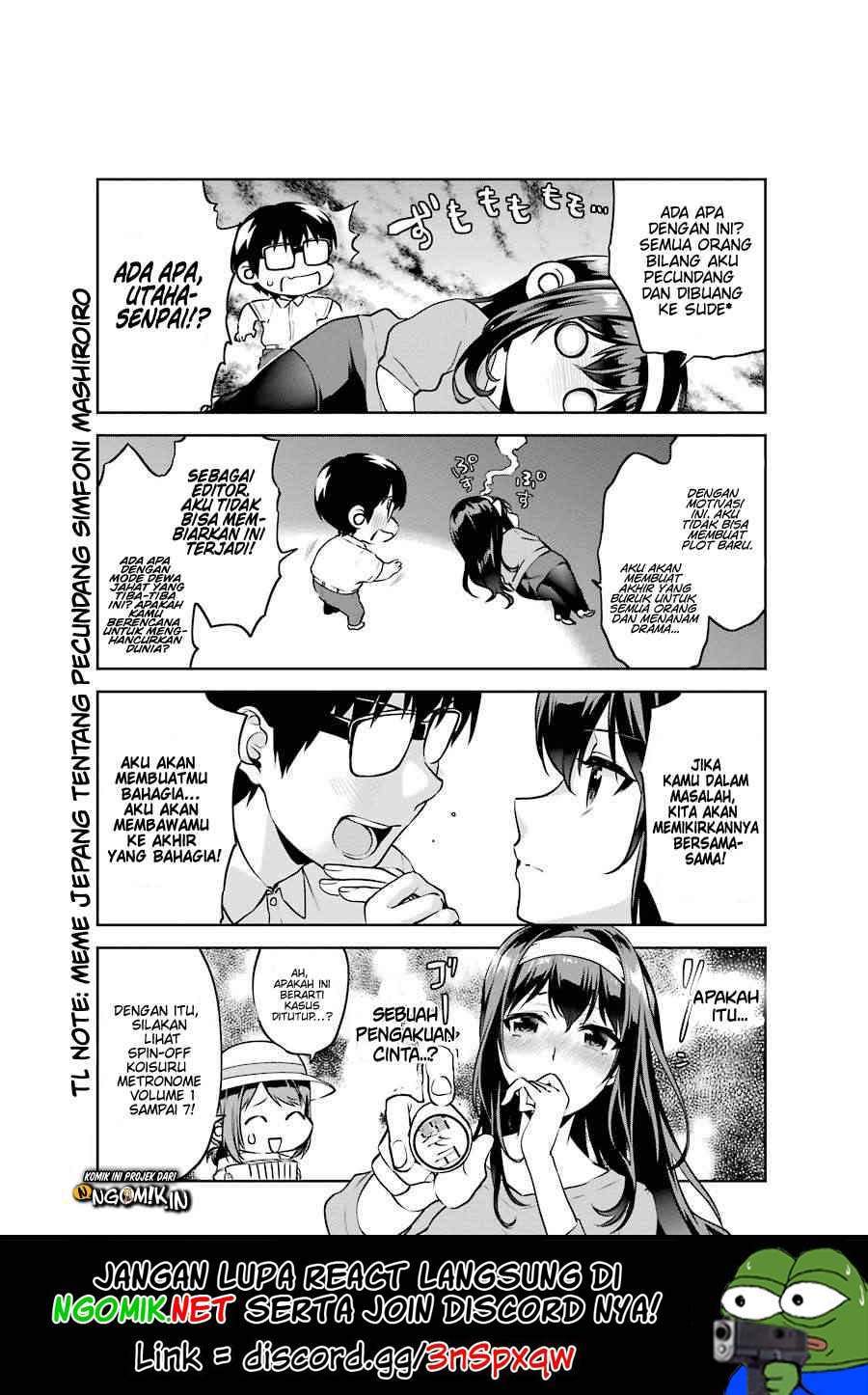 Saenai Heroine no Sodatekata: Koisuru Metronome Chapter 41.2 Gambar 5