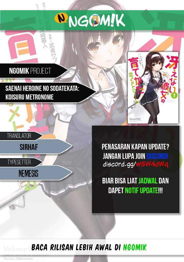 Baca Komik Saenai Heroine no Sodatekata: Koisuru Metronome Chapter 38 Gambar 1