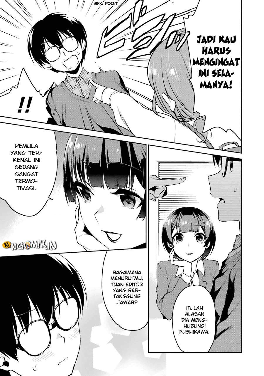 Saenai Heroine no Sodatekata: Koisuru Metronome Chapter 14 Gambar 23