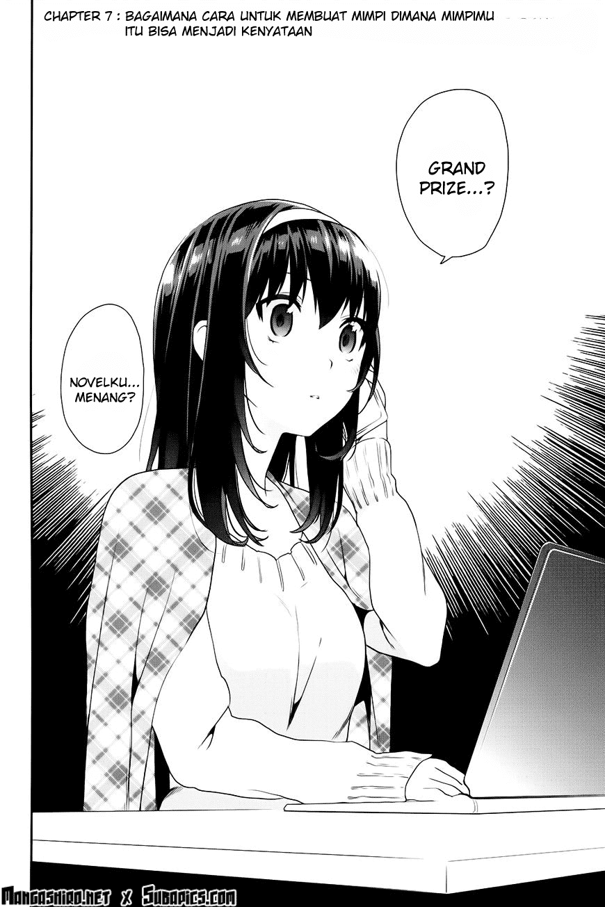 Saenai Heroine no Sodatekata: Koisuru Metronome Chapter 7 Gambar 3