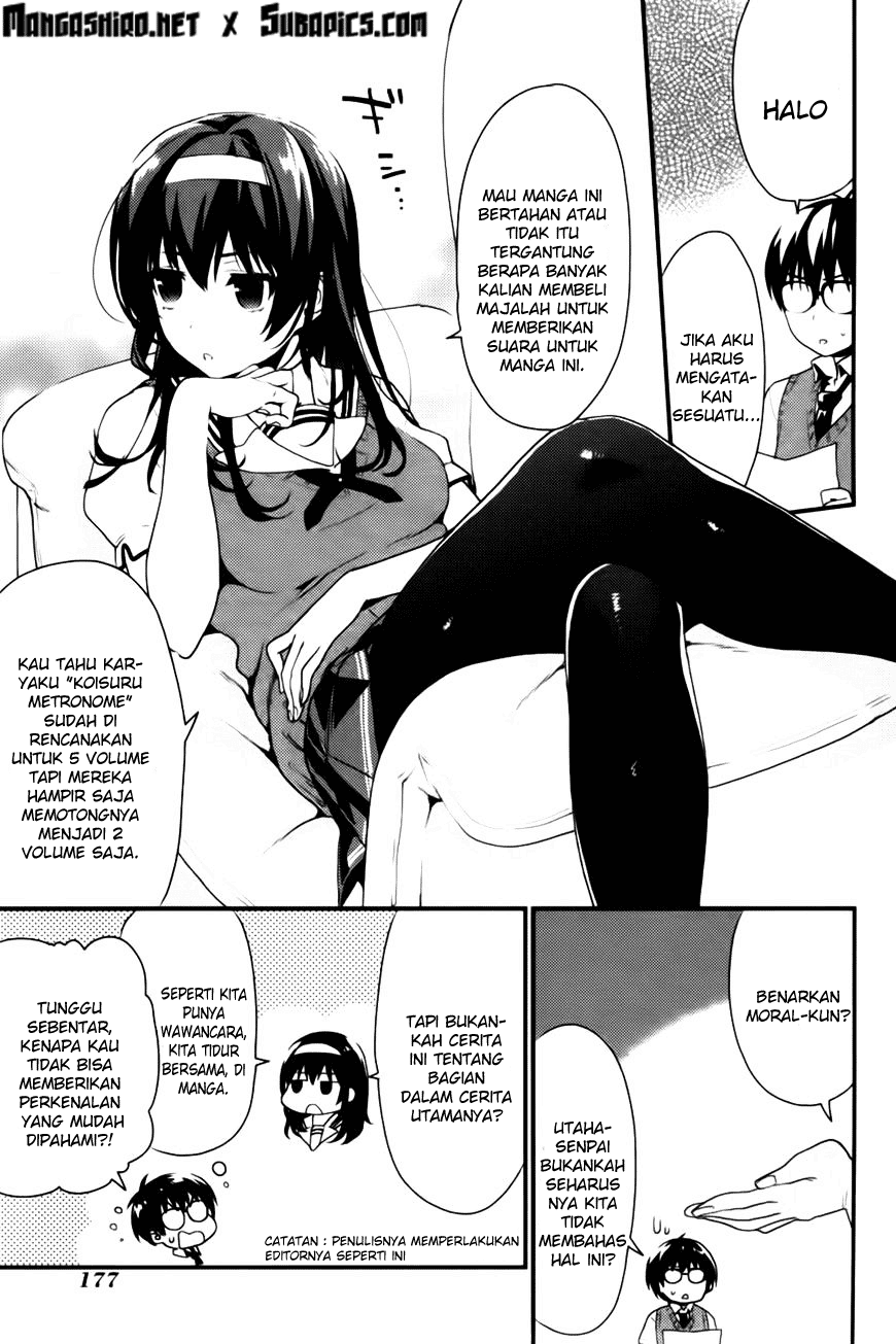 Saenai Heroine no Sodatekata: Koisuru Metronome Chapter 5.5 Gambar 4