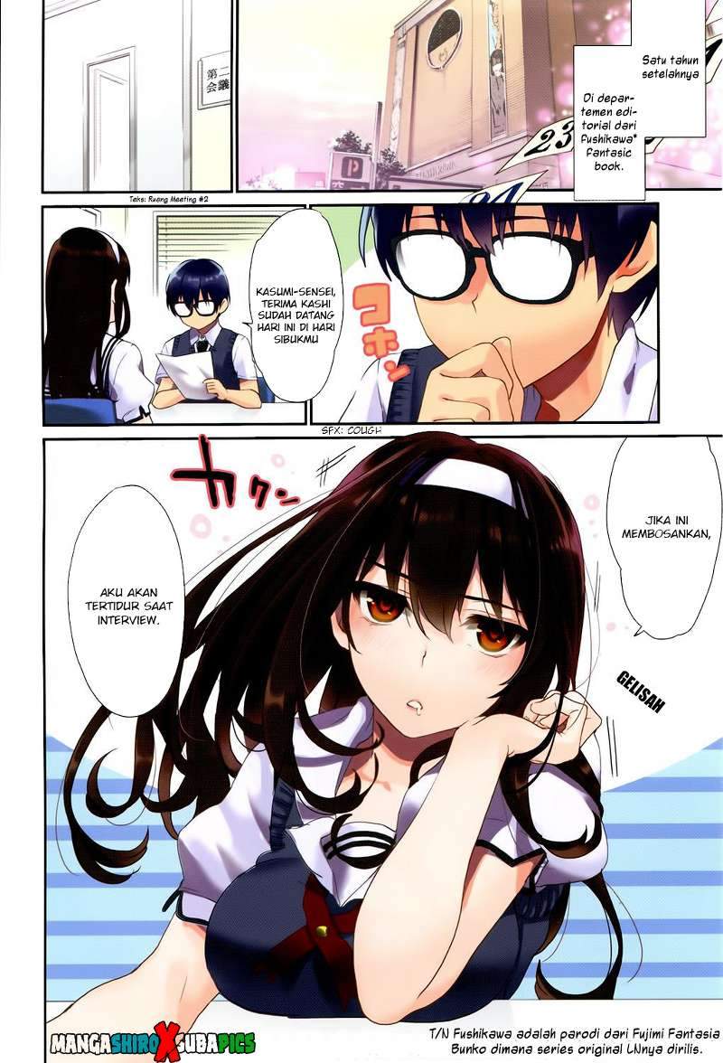 Saenai Heroine no Sodatekata: Koisuru Metronome Chapter 1 Gambar 9