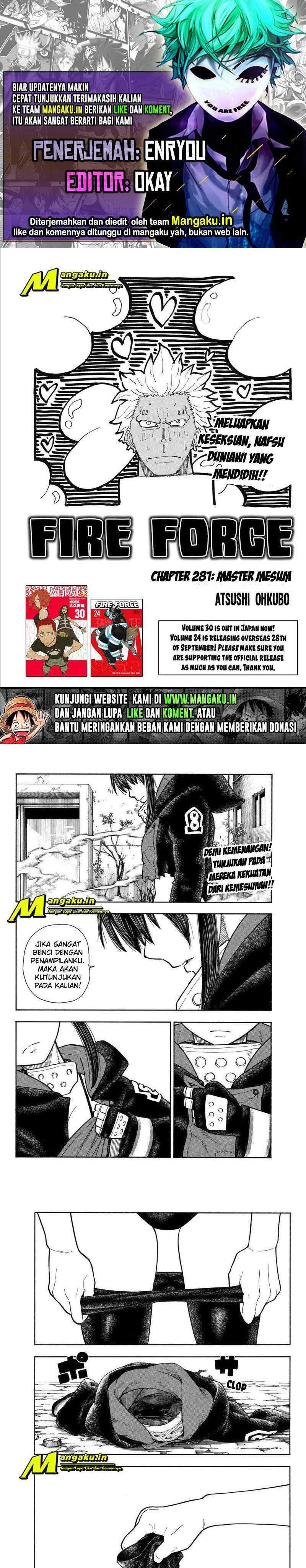 Baca Komik Fire Brigade of Flames Chapter 281 Gambar 1