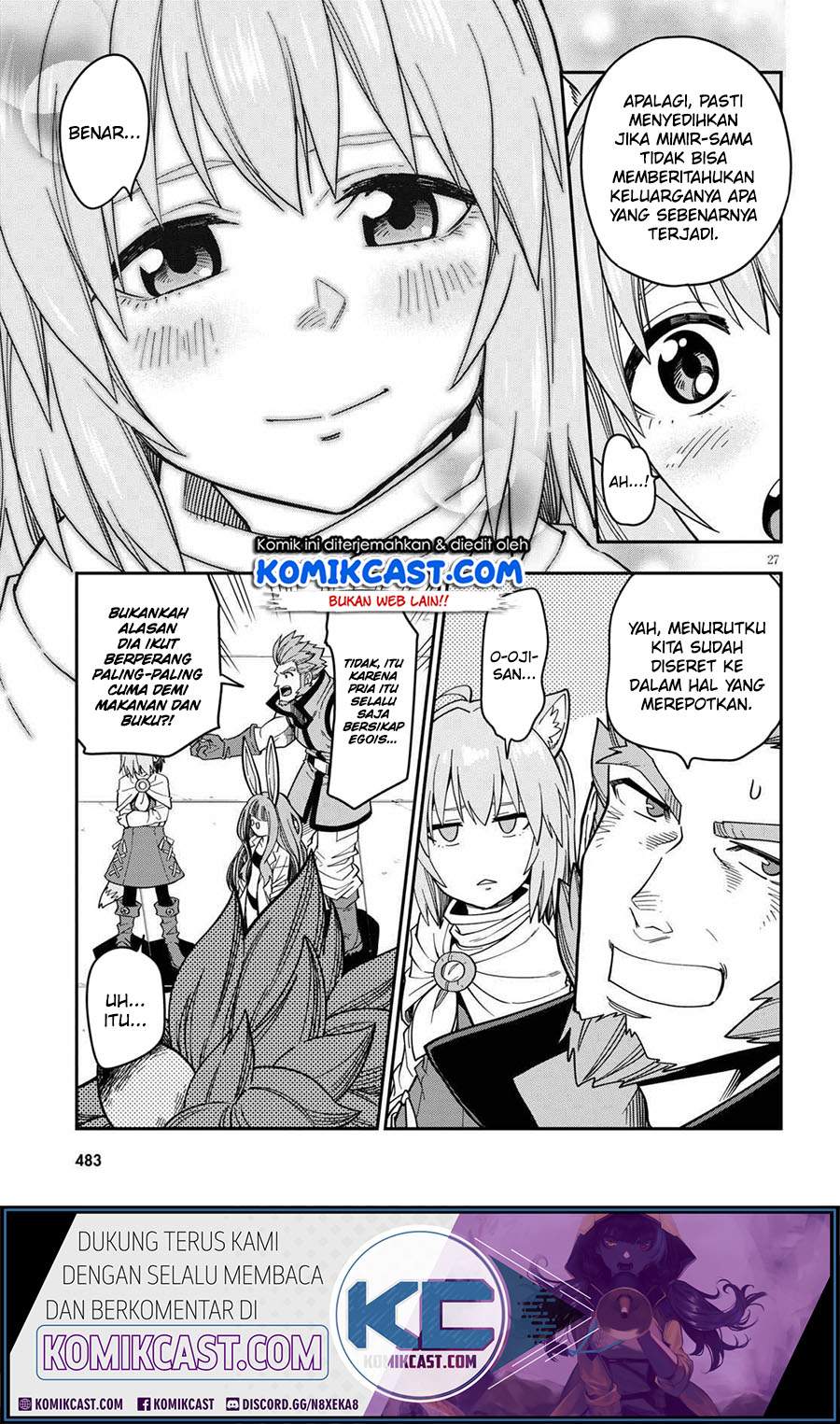 Konjiki no Moji Tsukai: Yuusha Yonin ni Makikomareta Unique Cheat Chapter 76 Gambar 29