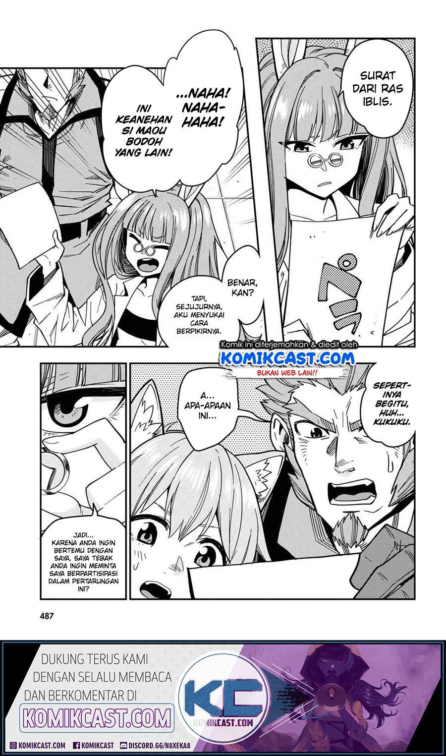 Konjiki no Moji Tsukai: Yuusha Yonin ni Makikomareta Unique Cheat Chapter 76 Gambar 33