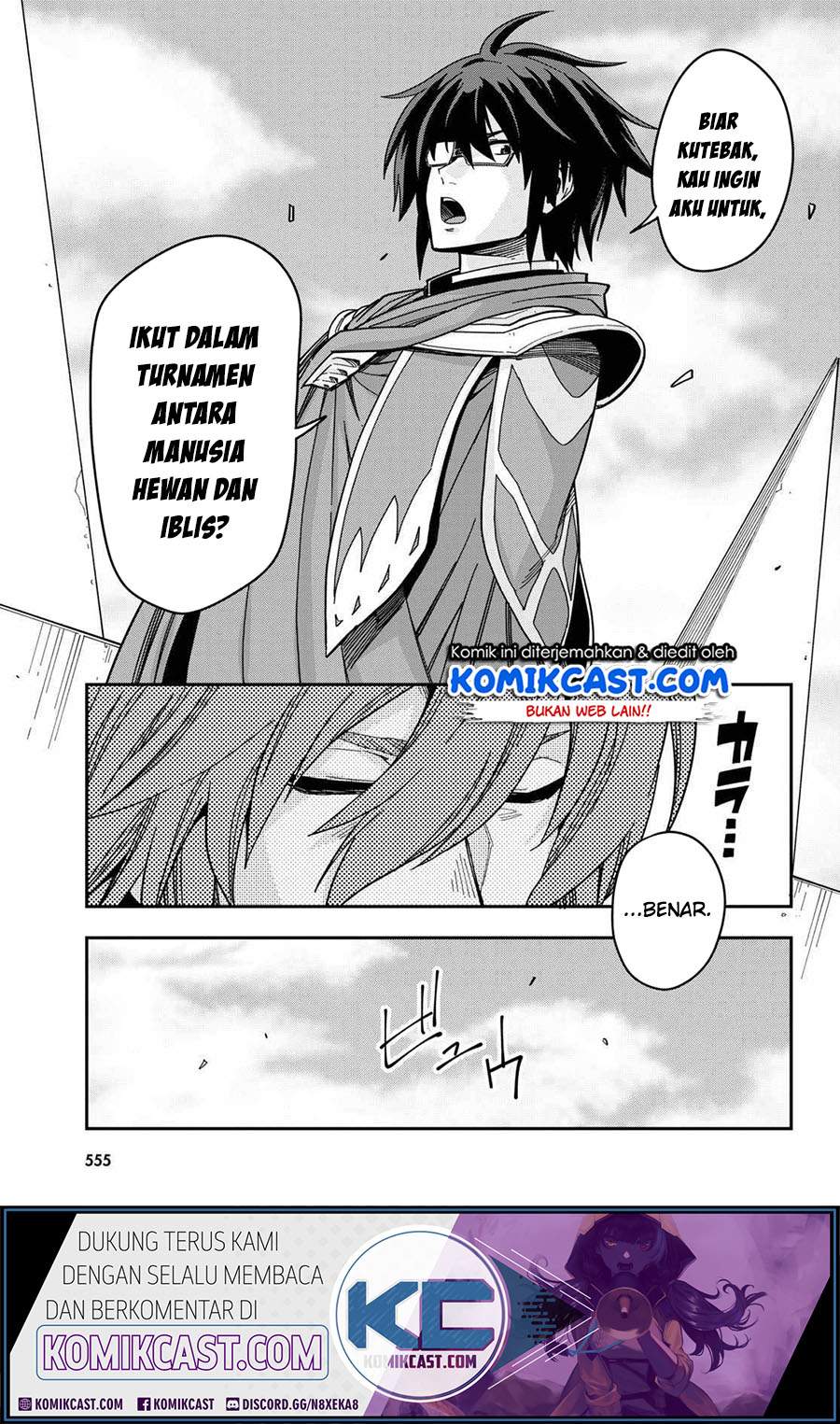 Konjiki no Moji Tsukai: Yuusha Yonin ni Makikomareta Unique Cheat Chapter 77 Gambar 8