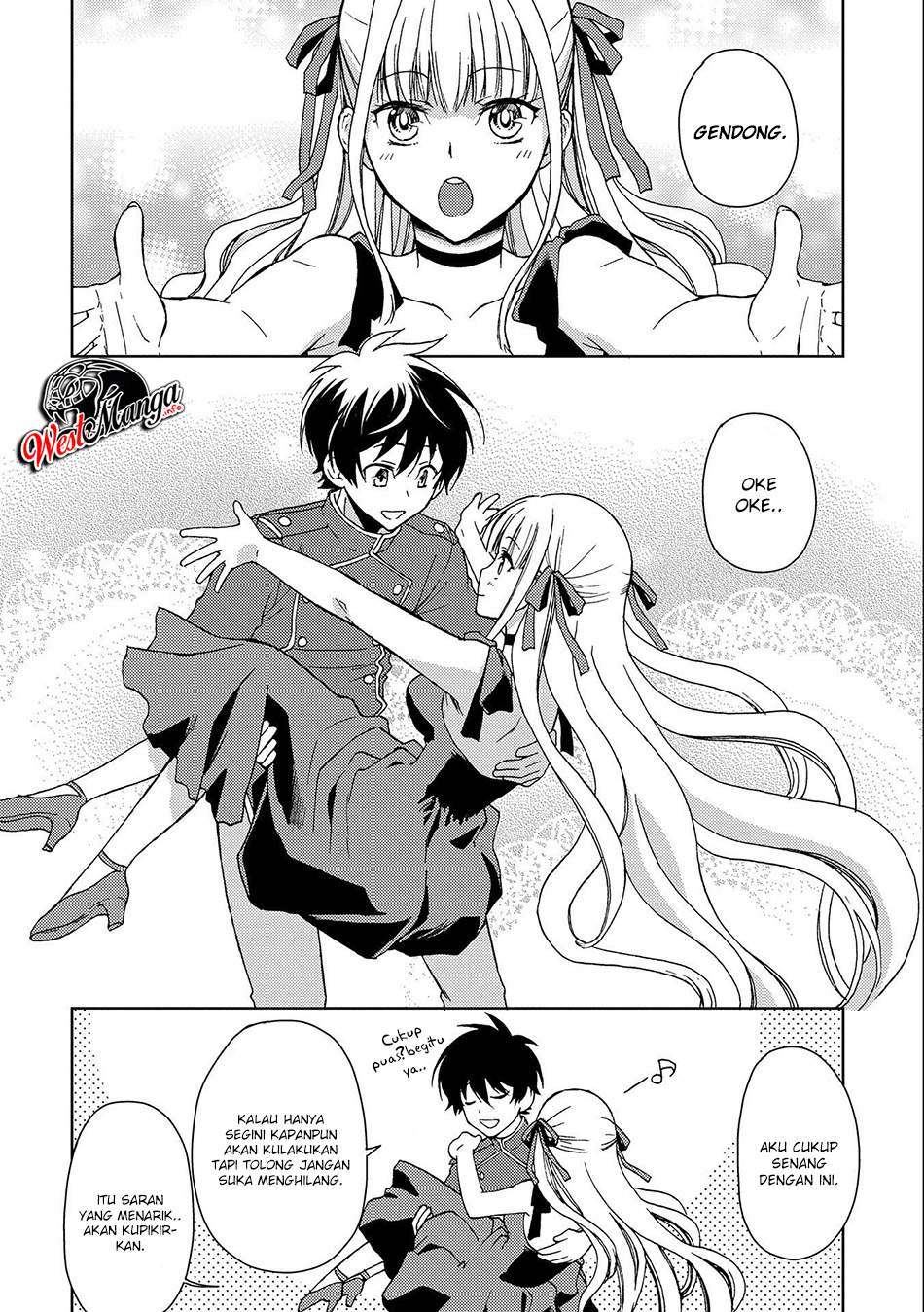 Ningen dakedo Maougun Shitennou ni Sodaterareta Ore wa, Maou no Musume ni Aisare Shihai Zokusei no Kennou o Ataeraremashita. Chapter 1.1 Gambar 12