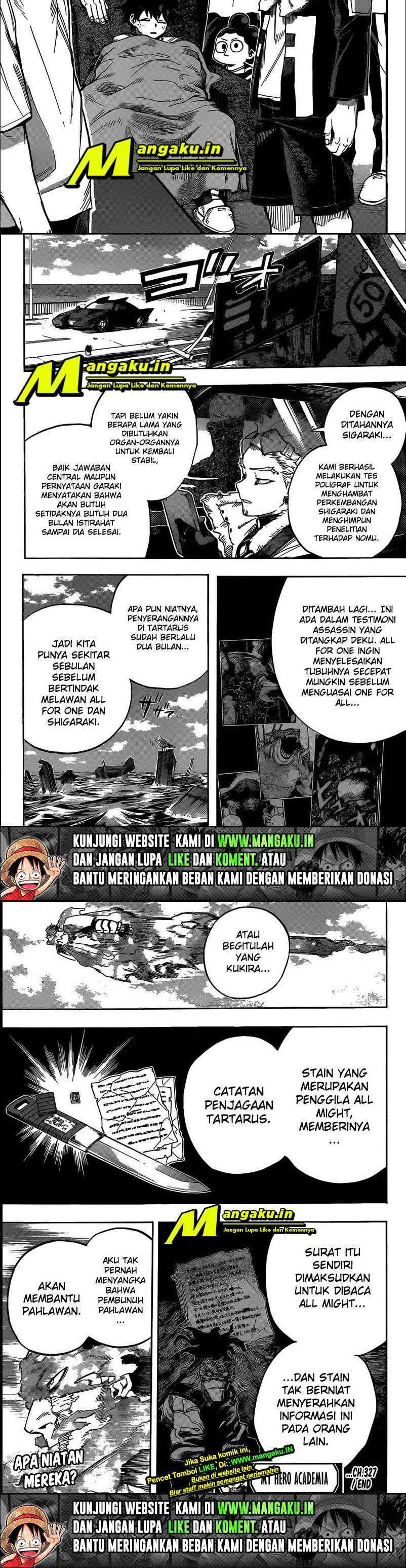 Boku no Hero Academia Chapter 327 Gambar 6