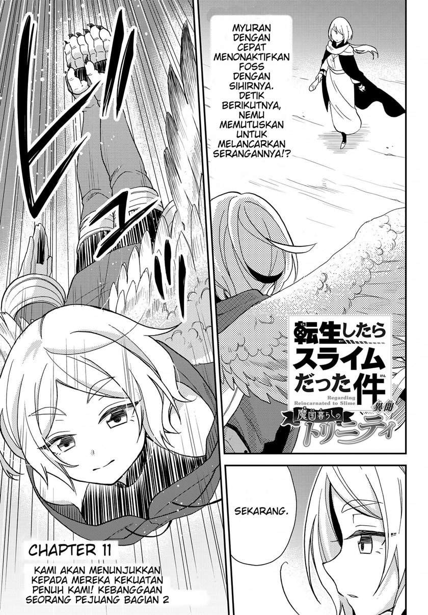 Baca Komik Tensei Shitara Slime Datta Ken Ibun: Makoku Gurashi no Trinity Chapter 11 Gambar 1