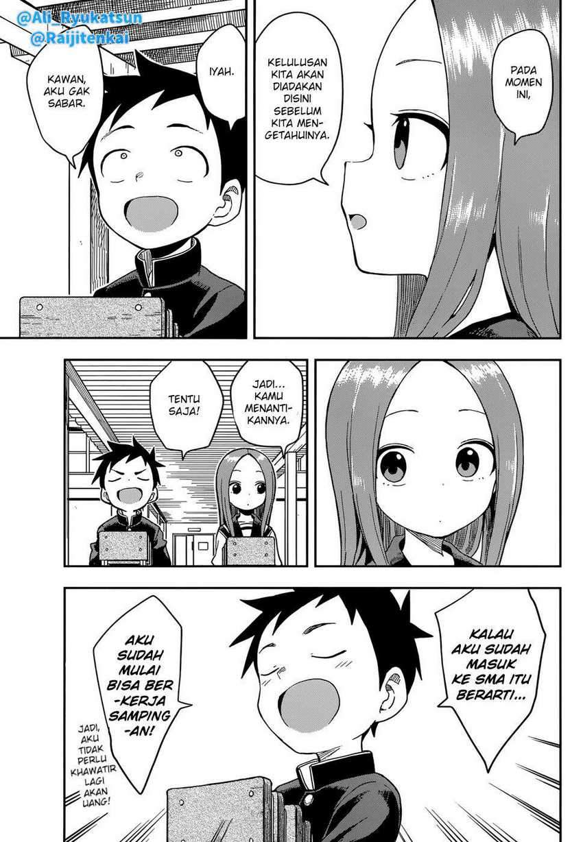 Karakai Jouzu no Takagi-san Chapter 142 Gambar 6