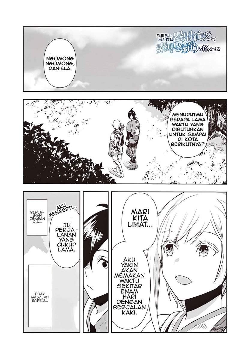 Isekai ni Kita Boku wa Kiyoubinbode Subaya-sa Tayorina Tabi o Suru Chapter 12 Gambar 3