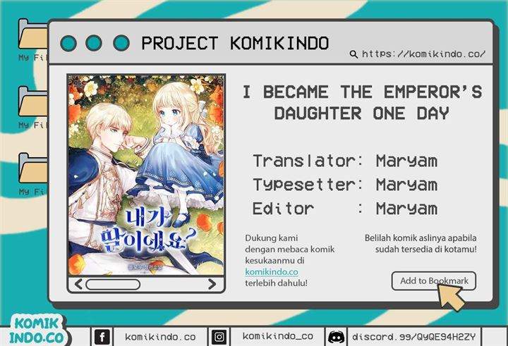 Baca Komik I Became The Emperor’s Daughter One Day Chapter 44 Gambar 1