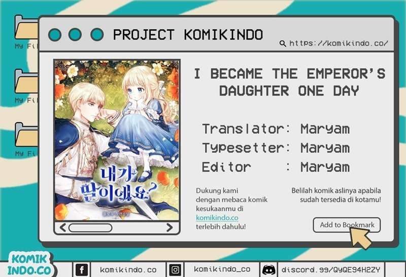 Baca Komik I Became The Emperor’s Daughter One Day Chapter 40 Gambar 1