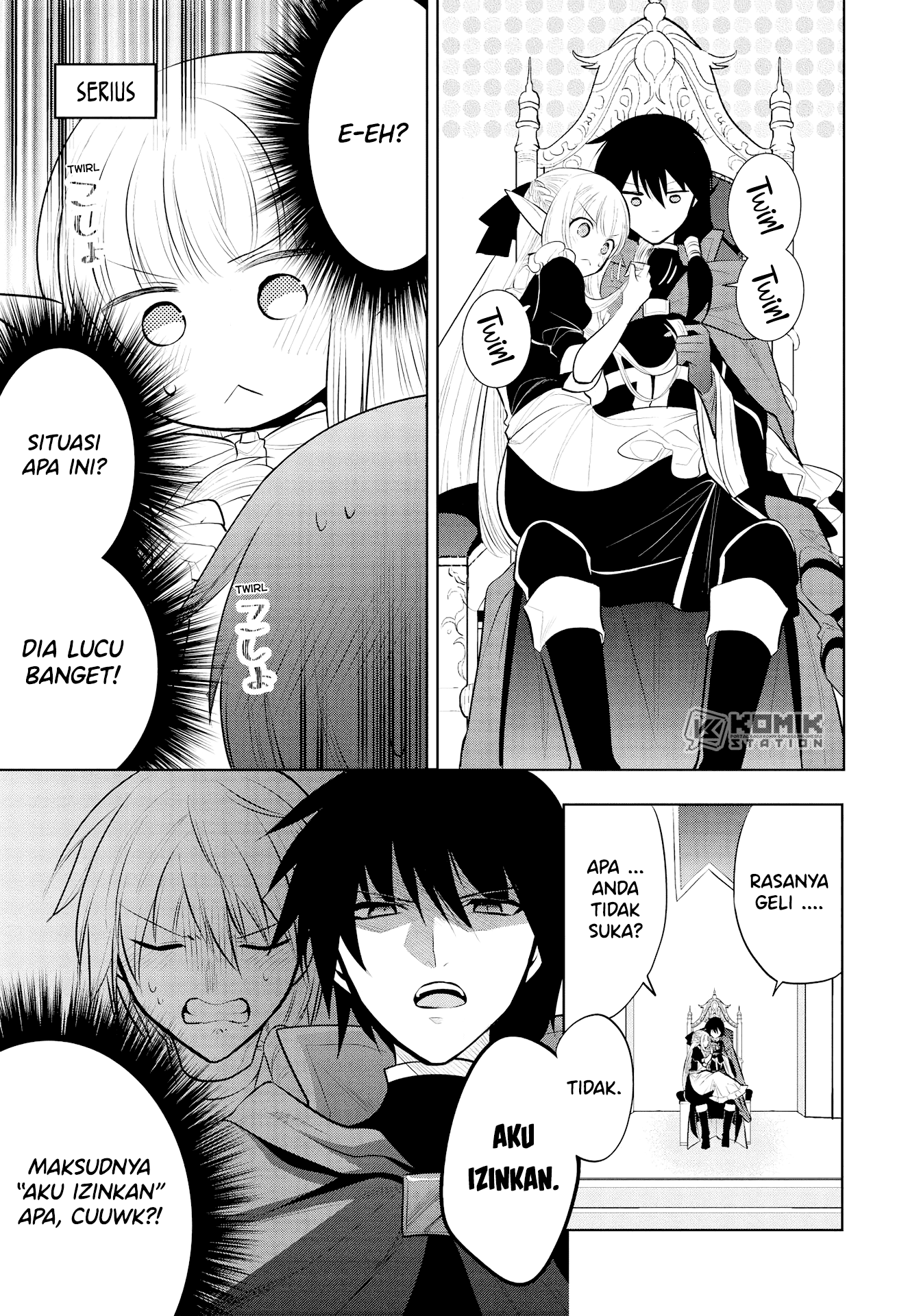 Maou no Ore ga Dorei Elf wo Yome ni Shitanda ga, Dou Medereba Ii? Chapter 36 Gambar 27