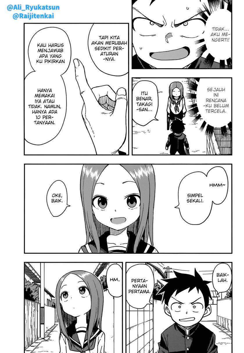 Karakai Jouzu no Takagi-san Chapter 143 Gambar 6