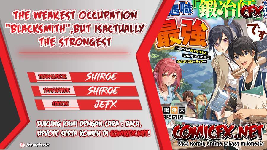 Baca Komik The Weakest Occupation “Blacksmith,” but It’s Actually the Strongest Chapter 11 Gambar 1