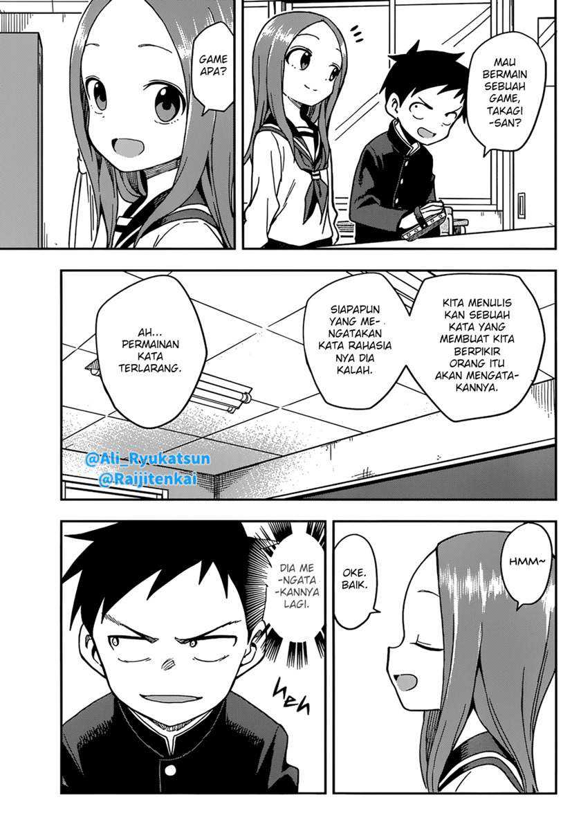 Karakai Jouzu no Takagi-san Chapter 144 Gambar 4