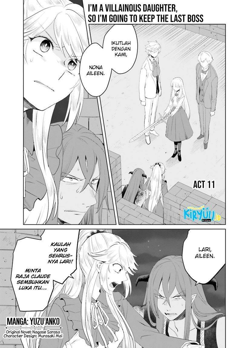 Baca Komik I’m a Villainous Daughter so I’m going to keep the Last Boss Chapter 11 Gambar 1