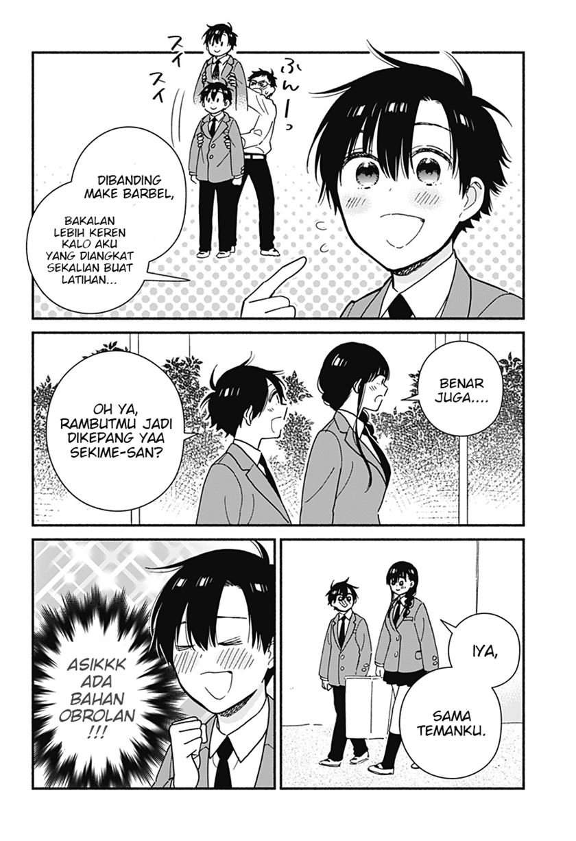 Sekimen Shinaide Sekime-san (Serialization) Chapter 12 Gambar 7