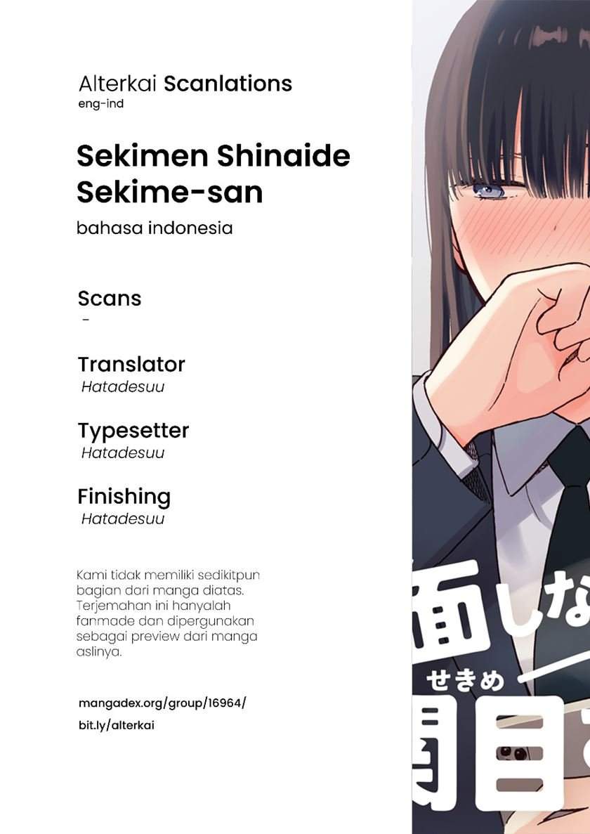 Baca Komik Sekimen Shinaide Sekime-san (Serialization) Chapter 10 Gambar 1