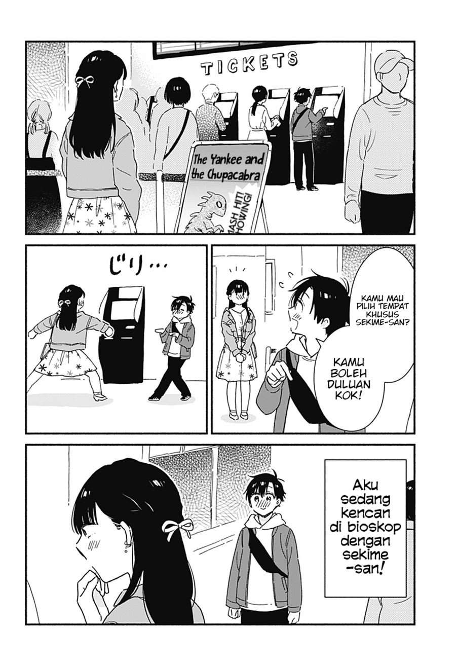 Sekimen Shinaide Sekime-san (Serialization) Chapter 6 Gambar 3