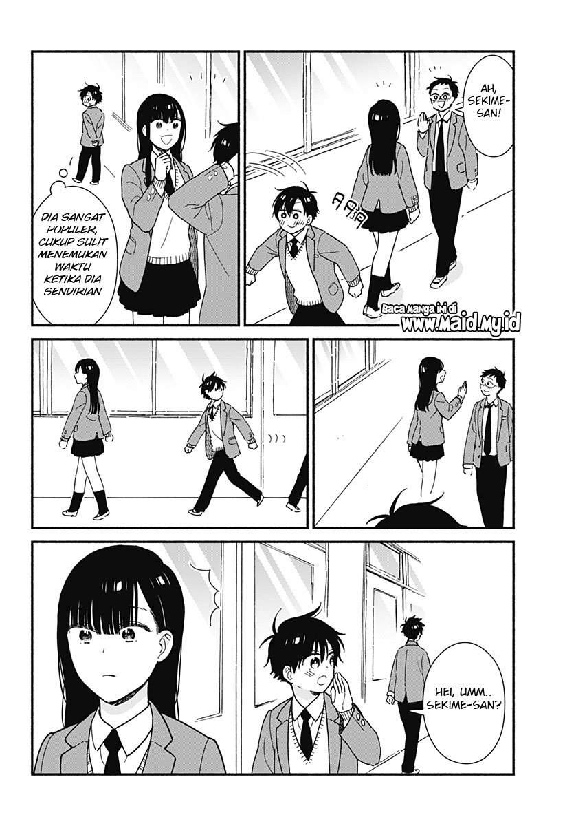 Sekimen Shinaide Sekime-san (Serialization) Chapter 5 Gambar 5