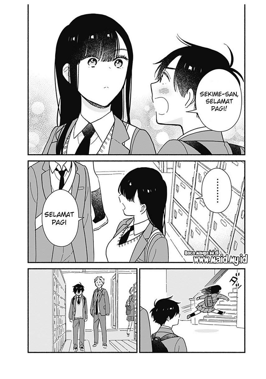 Sekimen Shinaide Sekime-san (Serialization) Chapter 4 Gambar 10