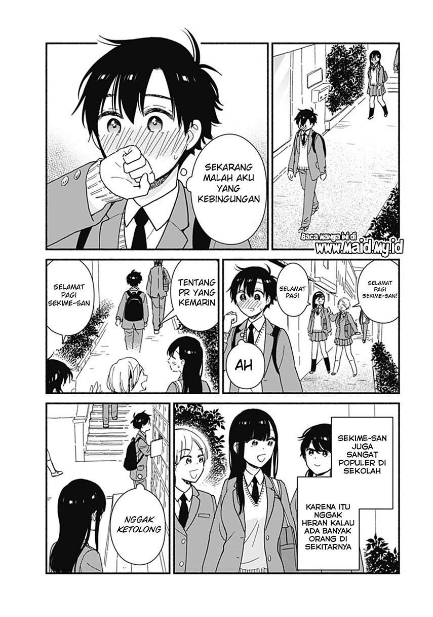 Sekimen Shinaide Sekime-san (Serialization) Chapter 4 Gambar 8