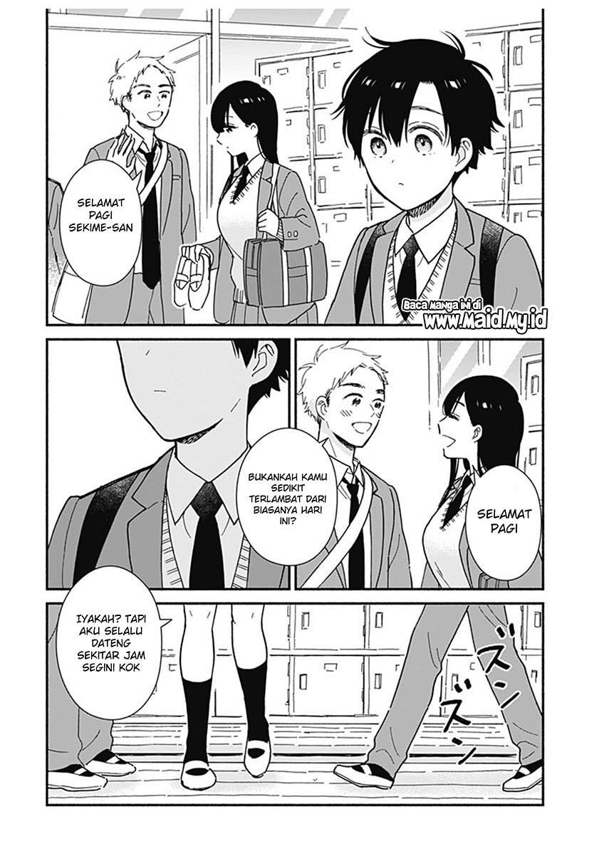 Sekimen Shinaide Sekime-san (Serialization) Chapter 4 Gambar 9