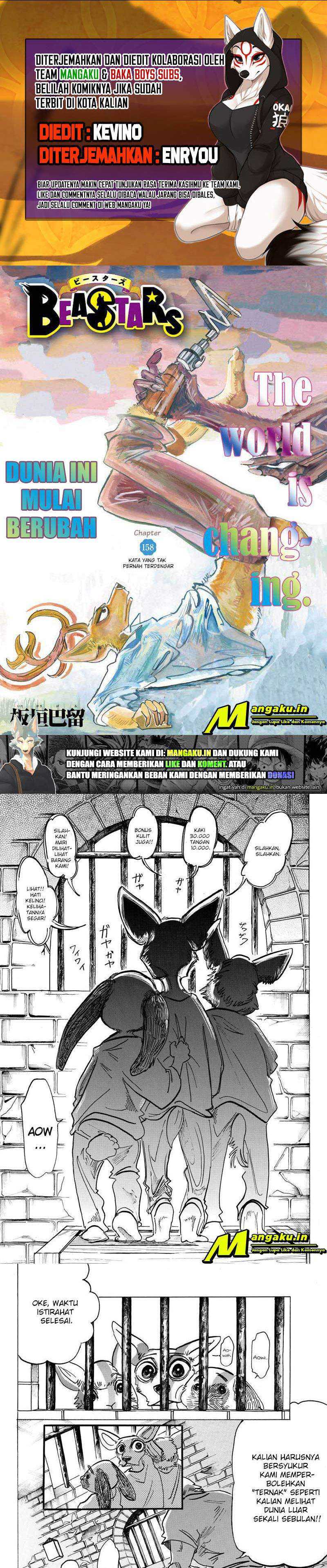 Baca Komik Beastars Chapter 158 Gambar 1