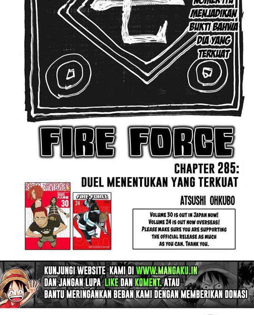 Baca Manga Fire Brigade of Flames Chapter 285 Gambar 2